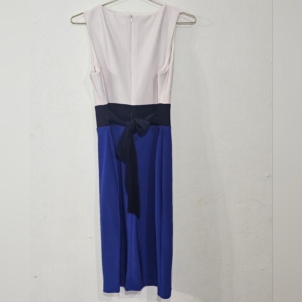 Ralph Lauren Soft Pink And Blue Dress Sleeveless - Picture 3 of 11